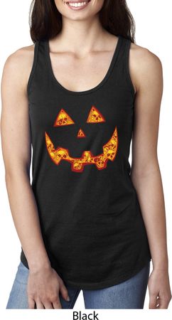 Halloween Jack O Lantern Skull Ladies Ideal Tank Top