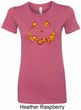 Halloween Jack O Lantern Skull Ladies Longer Length Shirt