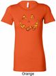 Halloween Jack O Lantern Skull Ladies Longer Length Shirt