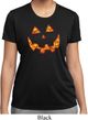Halloween Jack O Lantern Skull Ladies Moisture Wicking Shirt