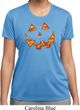 Halloween Jack O Lantern Skull Ladies Moisture Wicking Shirt