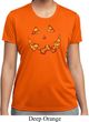 Halloween Jack O Lantern Skull Ladies Moisture Wicking Shirt