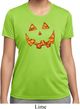 Halloween Jack O Lantern Skull Ladies Moisture Wicking Shirt