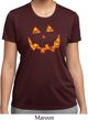 Halloween Jack O Lantern Skull Ladies Moisture Wicking Shirt
