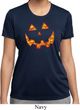 Halloween Jack O Lantern Skull Ladies Moisture Wicking Shirt