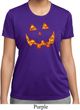 Halloween Jack O Lantern Skull Ladies Moisture Wicking Shirt
