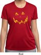 Halloween Jack O Lantern Skull Ladies Moisture Wicking Shirt
