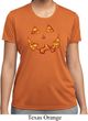 Halloween Jack O Lantern Skull Ladies Moisture Wicking Shirt