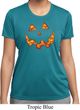 Halloween Jack O Lantern Skull Ladies Moisture Wicking Shirt