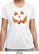Halloween Jack O Lantern Skull Ladies Moisture Wicking Shirt