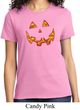 Halloween Jack O Lantern Skull Ladies Shirt