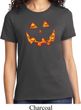 Halloween Jack O Lantern Skull Ladies Shirt