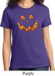 Halloween Jack O Lantern Skull Ladies Shirt