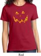 Halloween Jack O Lantern Skull Ladies Shirt
