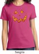 Halloween Jack O Lantern Skull Ladies Shirt