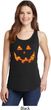 Halloween Jack O Lantern Skull Ladies Tank Top