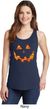 Halloween Jack O Lantern Skull Ladies Tank Top