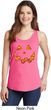 Halloween Jack O Lantern Skull Ladies Tank Top