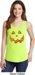 Halloween Jack O Lantern Skull Ladies Tank Top