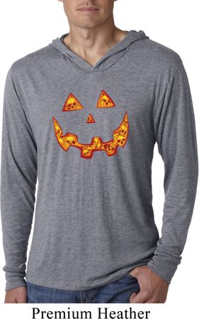 Halloween Jack O Lantern Skull Lightweight Hoodie Shirt