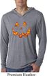 Halloween Jack O Lantern Skull Lightweight Hoodie Shirt
