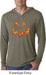 Halloween Jack O Lantern Skull Lightweight Hoodie Shirt