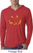 Halloween Jack O Lantern Skull Lightweight Hoodie Shirt