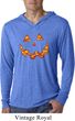 Halloween Jack O Lantern Skull Lightweight Hoodie Shirt