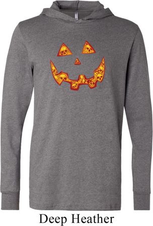 Halloween Jack O Lantern Skull Lightweight Hoodie Tee