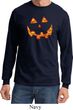 Halloween Jack O Lantern Skull Long Sleeve Shirt