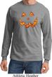 Halloween Jack O Lantern Skull Long Sleeve Shirt