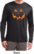 Halloween Jack O Lantern Skull Mens Dry Wicking Long Sleeve Shirt