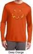 Halloween Jack O Lantern Skull Mens Dry Wicking Long Sleeve Shirt