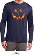 Halloween Jack O Lantern Skull Mens Dry Wicking Long Sleeve Shirt