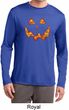 Halloween Jack O Lantern Skull Mens Dry Wicking Long Sleeve Shirt