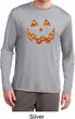 Halloween Jack O Lantern Skull Mens Dry Wicking Long Sleeve Shirt
