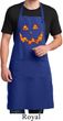 Halloween Jack O Lantern Skull Mens Full Length Apron with Pockets