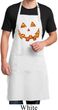 Halloween Jack O Lantern Skull Mens Full Length Apron with Pockets
