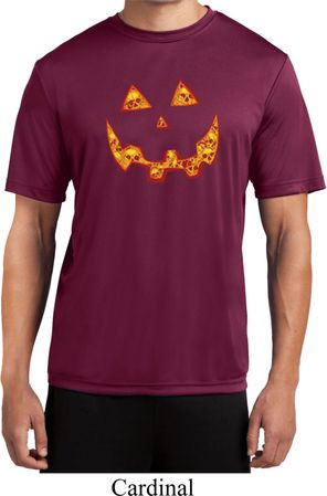 Halloween Jack O Lantern Skull Mens Moisture Wicking Shirt