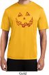 Halloween Jack O Lantern Skull Mens Moisture Wicking Shirt