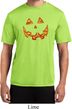 Halloween Jack O Lantern Skull Mens Moisture Wicking Shirt