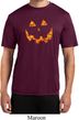 Halloween Jack O Lantern Skull Mens Moisture Wicking Shirt