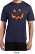 Halloween Jack O Lantern Skull Mens Moisture Wicking Shirt