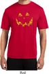 Halloween Jack O Lantern Skull Mens Moisture Wicking Shirt