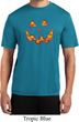 Halloween Jack O Lantern Skull Mens Moisture Wicking Shirt