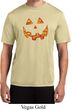 Halloween Jack O Lantern Skull Mens Moisture Wicking Shirt