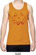 Halloween Jack O Lantern Skull Mens Moisture Wicking Tanktop