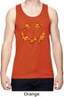 Halloween Jack O Lantern Skull Mens Moisture Wicking Tanktop