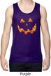 Halloween Jack O Lantern Skull Mens Moisture Wicking Tanktop