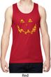 Halloween Jack O Lantern Skull Mens Moisture Wicking Tanktop